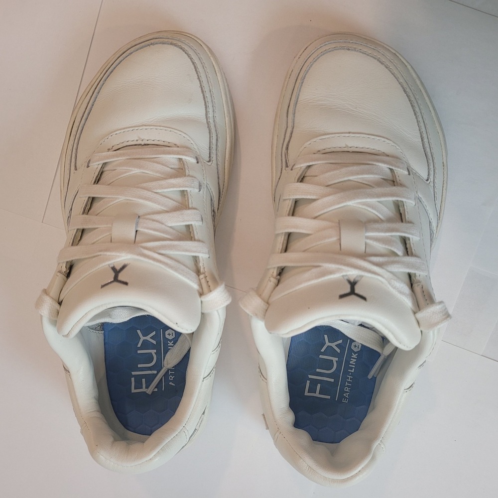 Flux Footwear Adapt Leather Men Women Unisex Zero Drop Earth Link Sneakers 8 - Picture 5 of 14